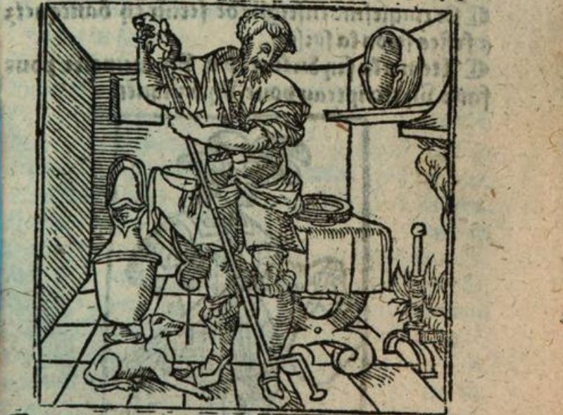 Recorte de la portada de Le grant cuysinier de toute cuysine...