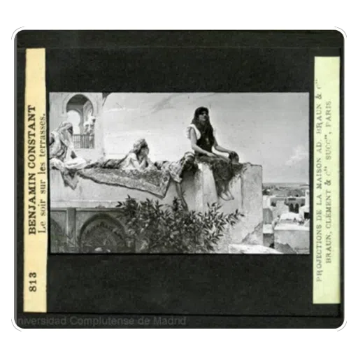 Ficha: Benjamin Constant-Le soir sur les terrasses